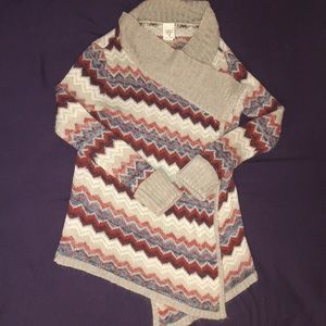 Self Esteem Medium Sweater Poncho Wrap